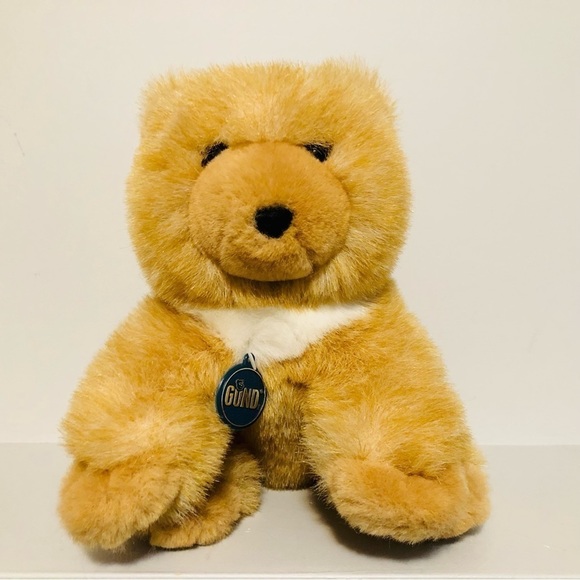 Gund Toys Gund Honey Bear Tan Lovey Stuffed Animal Teddy Collectors Classic Plush Toy 7s